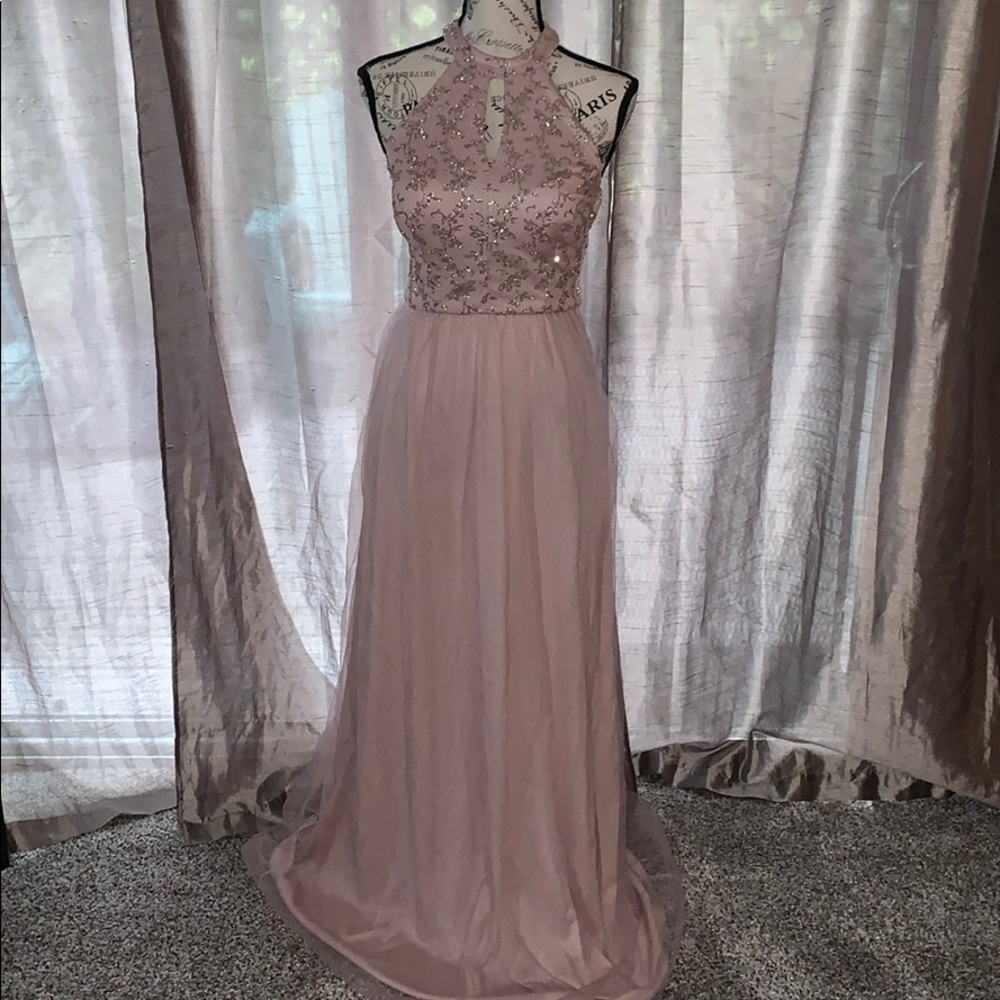 Pink formal dress